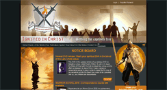 Desktop Screenshot of ignitedinchrist.org